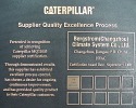 Bergstrom Inc. receives bronze level Caterpillar Supplier Quality Excellence Process recertification